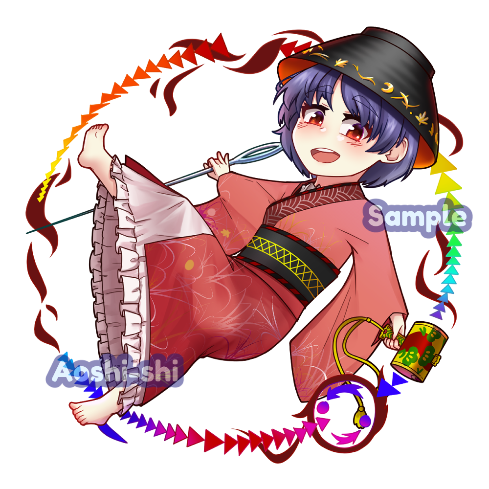 Sukuna Shinmyoumaru 3" Sticker